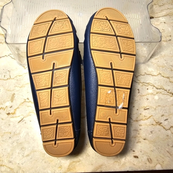 Comfort By Alexis Bendel Dorothy-22L Womens Navy Blue Slip-on Driving Loafers 8 - Picture 7 of 9